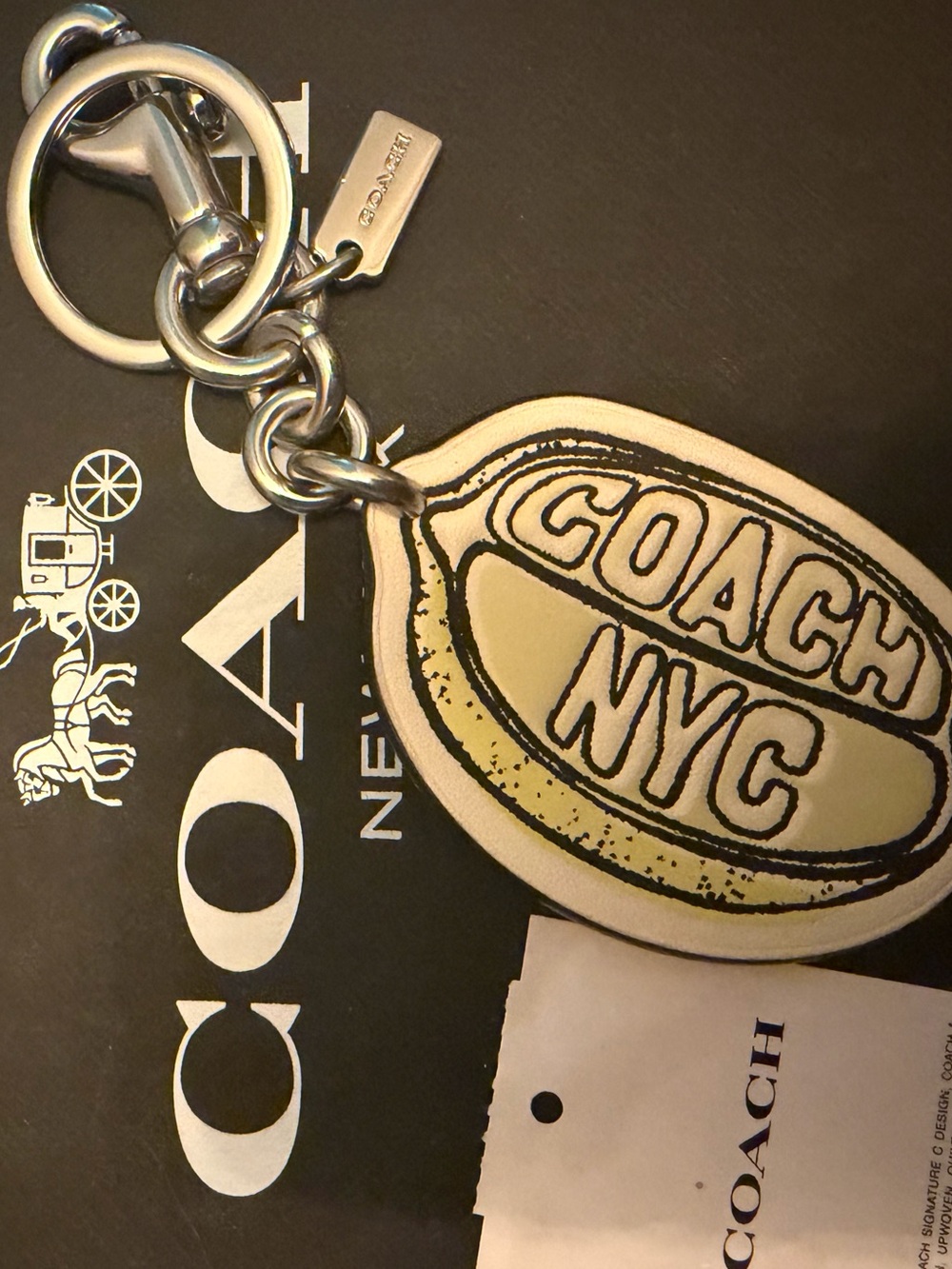 Coach Lemon Bag Charm / Keychain